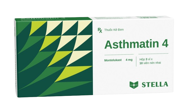 Asthmatin montelukast 4mg stella (h/30v)