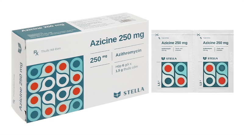 Azicine azithromycin 250mg stella (h/6gói)