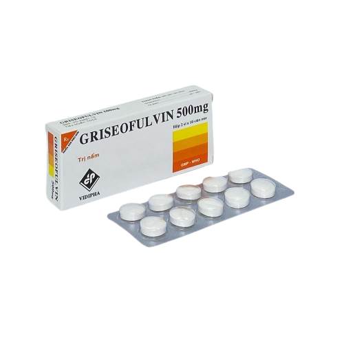 Griseofulvin 500mg vidipha (h/20v)