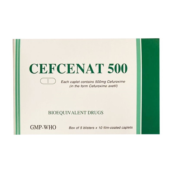 Cefcenat cefuroxim 500mg caplets tipharco (h/50v)