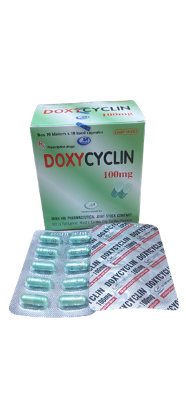 Doxycyclin 100mg minh hải (h/100v)