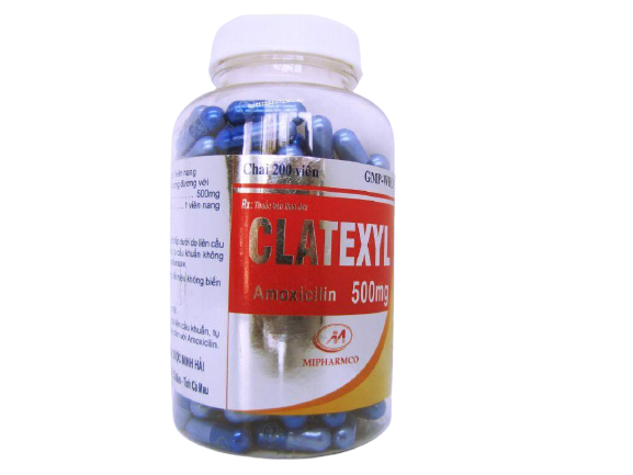 Clatexyl amoxicilin 500mg minh hải (c/200v)
