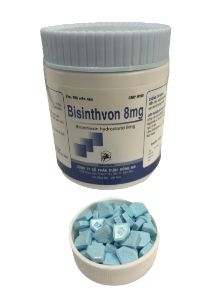 Bisinthvon bromhexin 8mg donaipharm (c/500v)