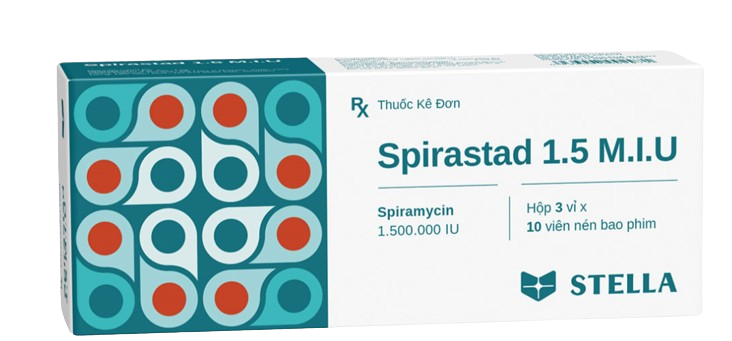 Spirastad spiramycin 1,5 m.i.u stella (h/30v)