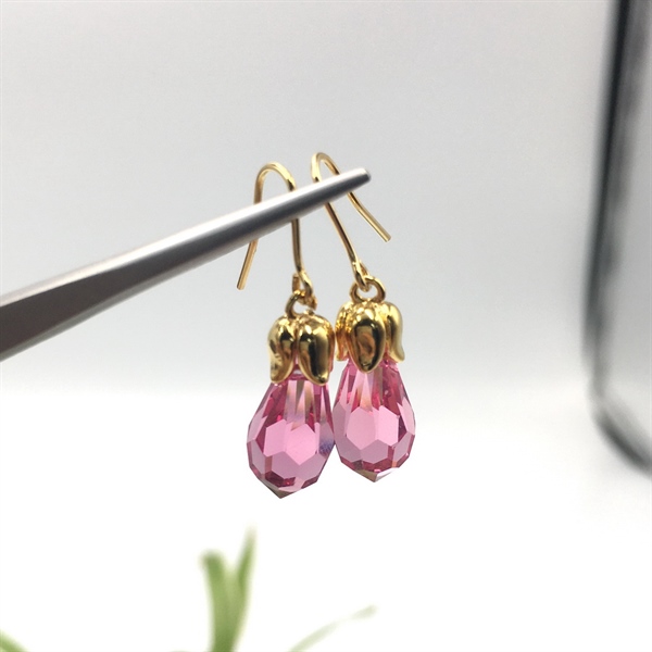 Hoa tai pha lê 6000M(13x6,5), chụp hoa chuông