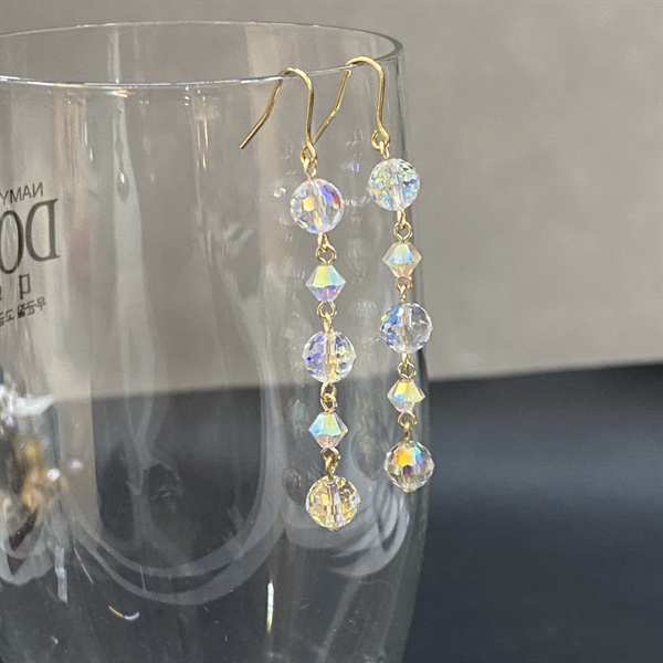 Hoa tai pha lê chuỗi 5000M6 mix 5328M5