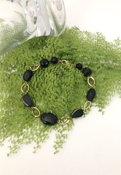 Vòng tay pha lê mix hạt thủy tinh