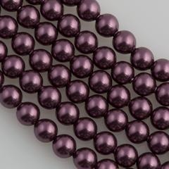 Ngọc trai pha lê Swarovski burgundy
