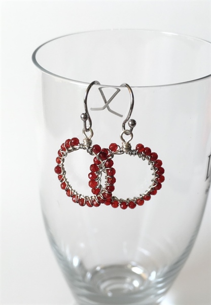 Hoa tai mã não thiên nhiên size 2,3 li hình tròn