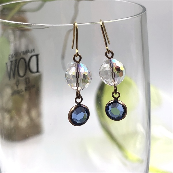 Hoa tai pha lê 5003M8 mix link