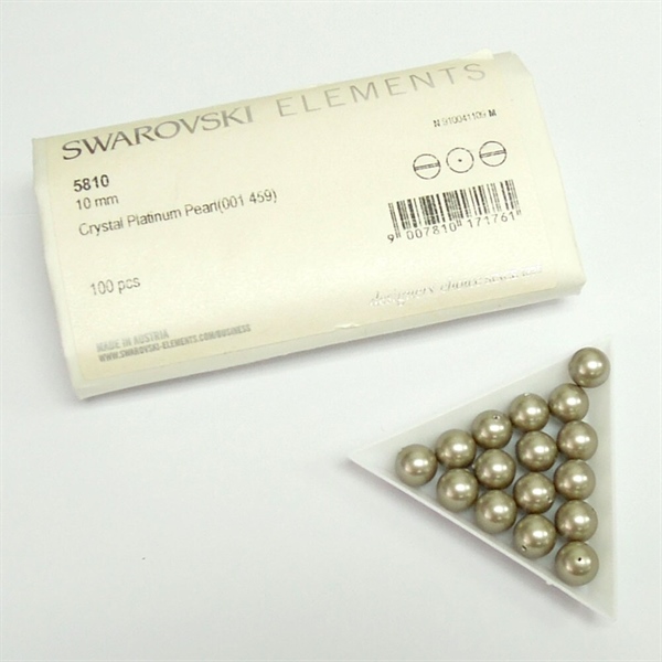 Ngọc trai pha lê Swarovski plantinum