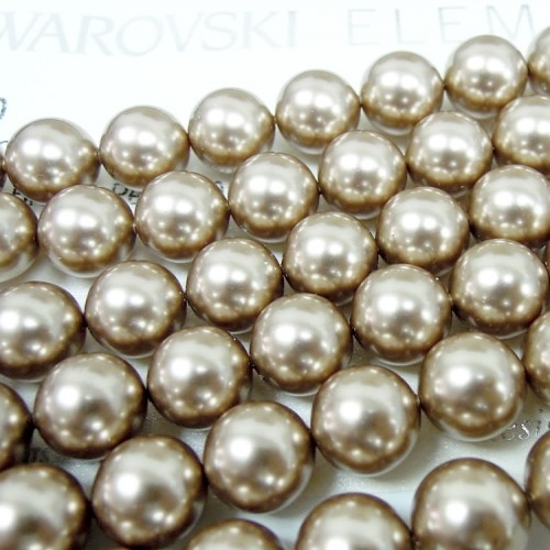 Ngọc trai pha lê Swarovski nâu