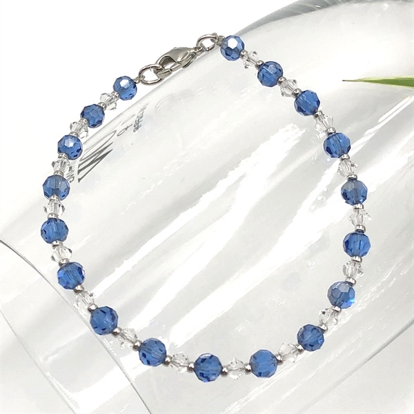 Vòng tay pha lê mix 5000M4, 5328M3 và cườm