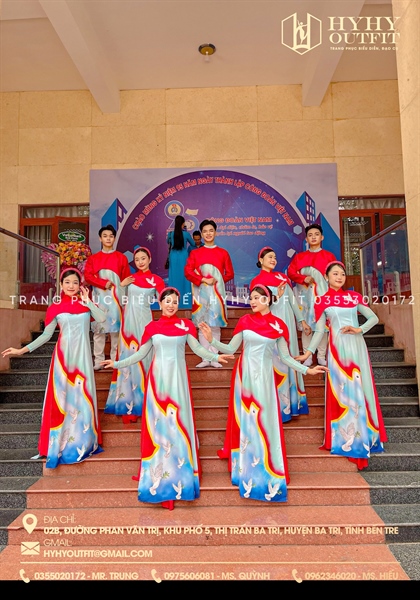 ÁO DÀI NAM, NỮ BỒ CÂU