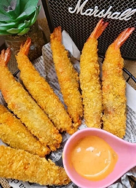 Tôm tẩm bột chiên giòn
