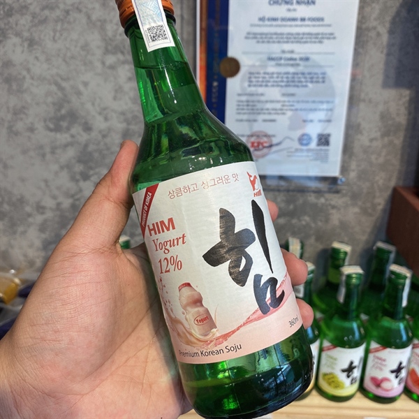 Rượu soju hương sữa chua