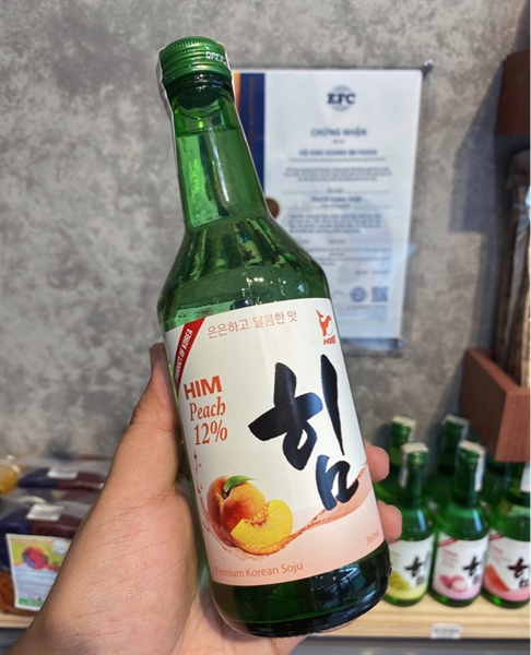 Rượu soju hương đào