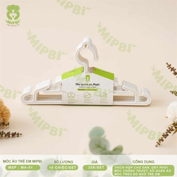 Set 10 móc Mipbi