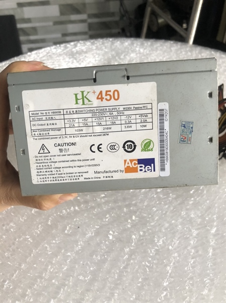 Nguồn PC 450W Acbel HK+ 450 Cũ