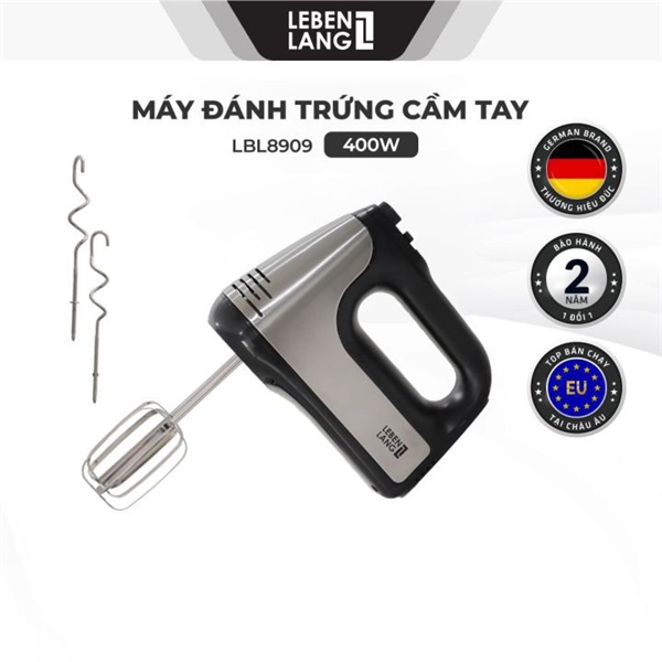 Máy đánh trứng cầm tay lê bên ngang LBL8901 300W (Bảo hành 2 năm)