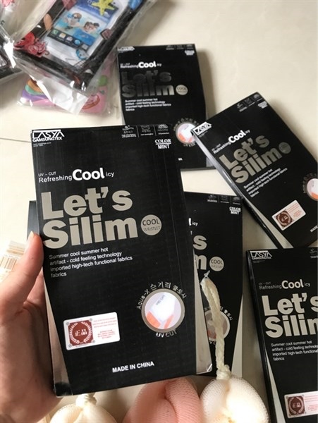 ĐÔI GĂNG TAY CHỐNG NẮNG COTTON LET'S SILIM COOL Hộp