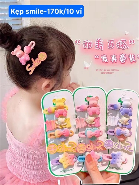 Kẹp Smile-170k/10 vỉ