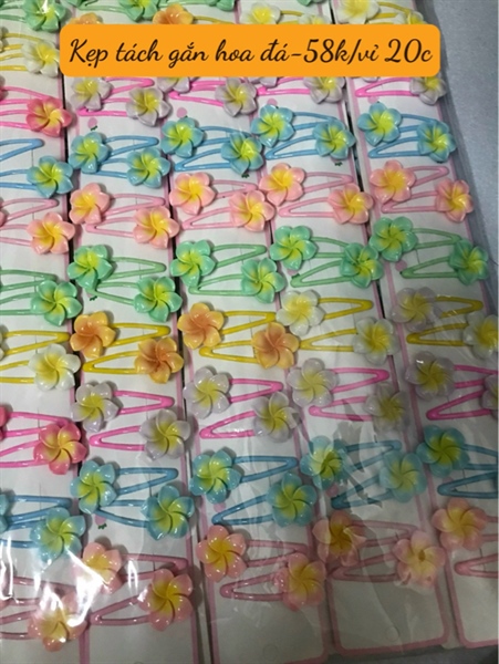 Kẹp tách gắn hoa đá-58k/vỉ-TT