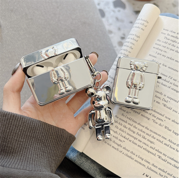 CASE Airpods 1/2 kaw tai to bạc