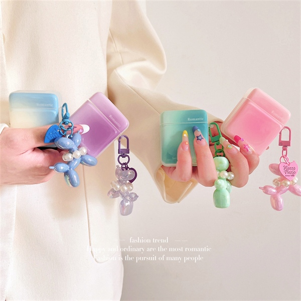 CASE Xanh Biển Loang+Móc Airpods 3
