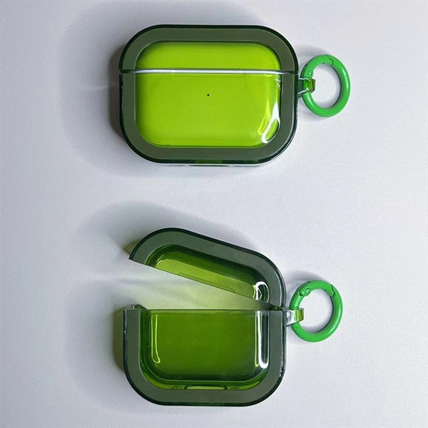 CASE Airpod Xanh Trong Viền Xanh - 1/2
