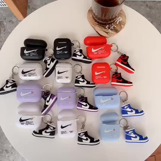 CASE Airpod Nike 85 + Móc Giày - Xanh Lam - 3