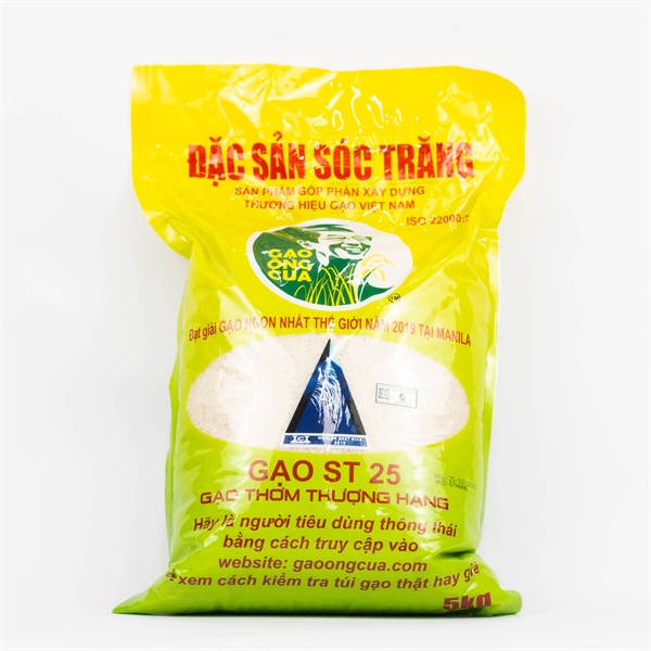 Gạo ST25 Ông Cua Sóc Trăng 5kg