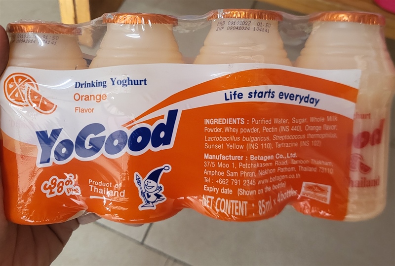 Sữa nước Yogood cam