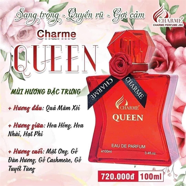 NƯỚC HOA CHARME QUEEN 100ml