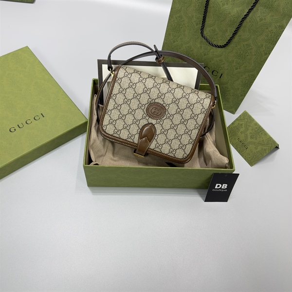 Mini shoulder bag with interlocking G