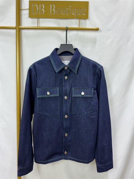 Bottega Veneta Indigo 3-Stitch Denim Jacket