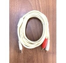 Dây loa 3.5 ra 2 đầu 1.8m av hoa sen