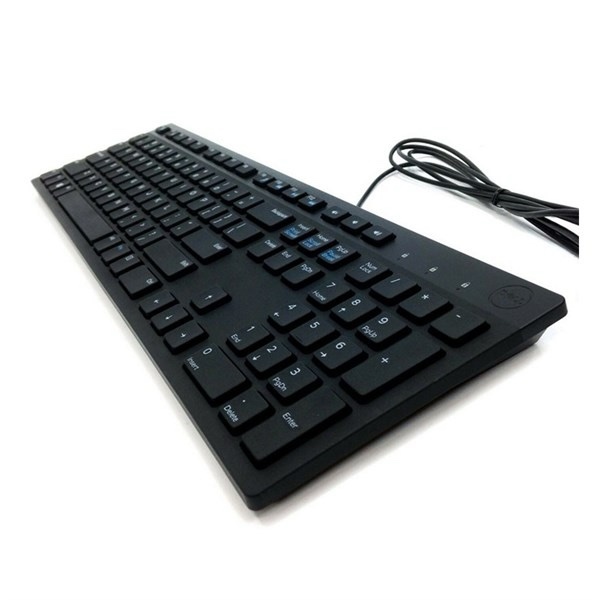 Bàn phím có dây Dell (dây dài 1.8 mét, QWERTY, Plunger) và dịch vụ giao lắp - Bảo hành 12 tháng