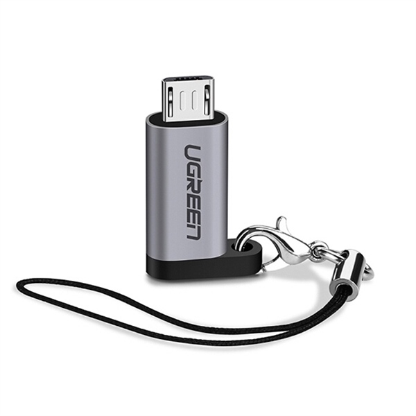 Đầu nối USB typeC sang Micro USB Ugreen Xám
