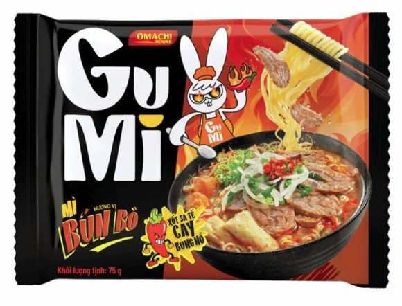 Omachi mì xào Gumi hương vị bò nướng 75g - Instant noodle