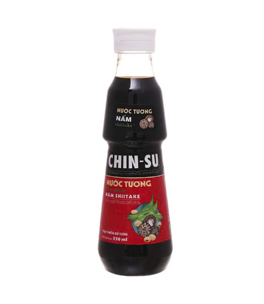 Chinsu nước tương nấm Shiitake 330ml - Soy sauce