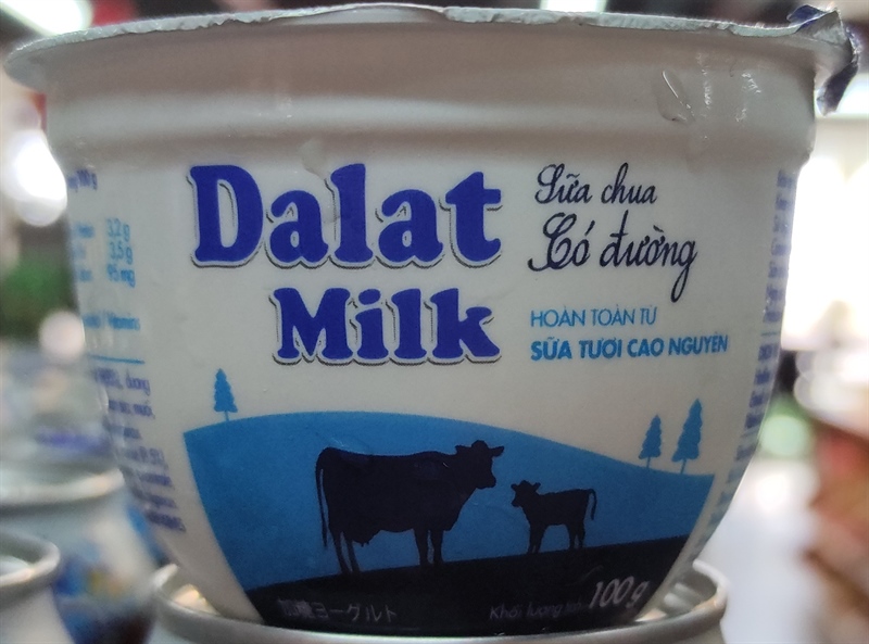 Dalat Milk SCA có đường 100g - Yogurt