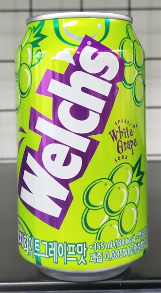 Welch’s nước trái cây vị nho trắng 355ml - Sparkling white grape soda