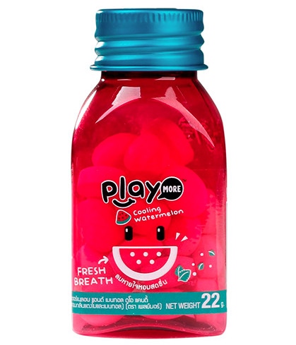 Playmore kẹo the vị dưa hấu 22g - Candy sugar free