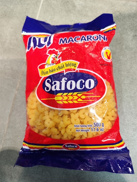 Safoco nui tôm khô 500g - Macaroni