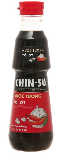 Chinsu nước tương tỏi ớt 330ml - Soy sauce