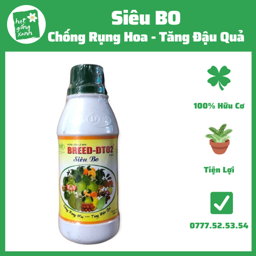 Siêu Bo - Chống Rụng Hoa Tăng Đậu Quả (100l)