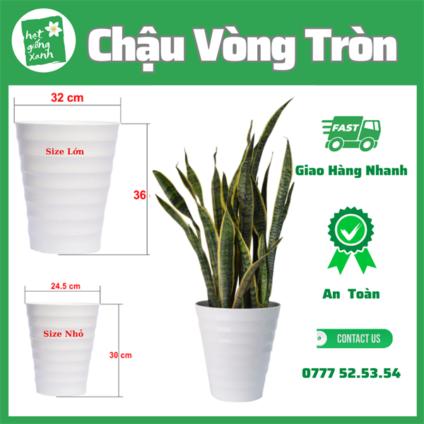 Chậu Vòng Tròn Lớn (32×35)