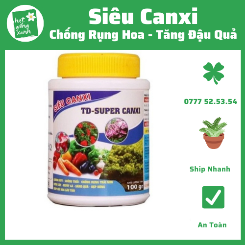 Siêu Canxi (100gr) - Chống Nứt, Thối, Rụng Trái Non
