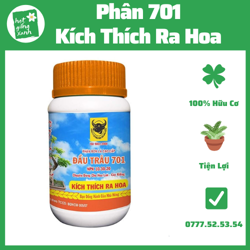 Phân Đầu Trâu 701 Kích Thích Ra Hoa 100gr